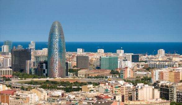 Stadtpanorama von Barcelona