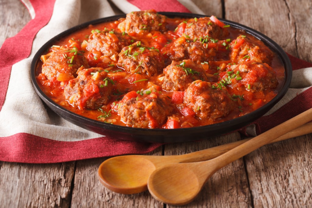 Albondigas Tomatensauce Siciliane Polpette Sicilianet Siciliana Sugo Dogdu Nazmiye Essenrezept